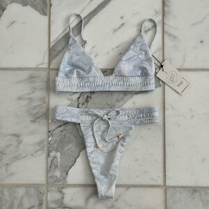 Heart of Sun Snake Print Bikini Set